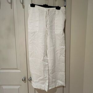 Everlane low rise linen pants in size 6 - never worn